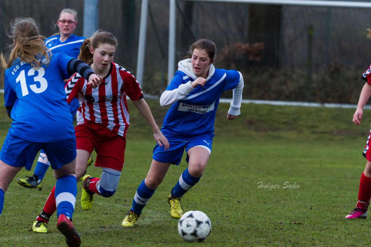 Bild 197 - C-Juniorinnen FSG-BraWie 08 - TuS Tensfeld : Ergebnis: 0:8